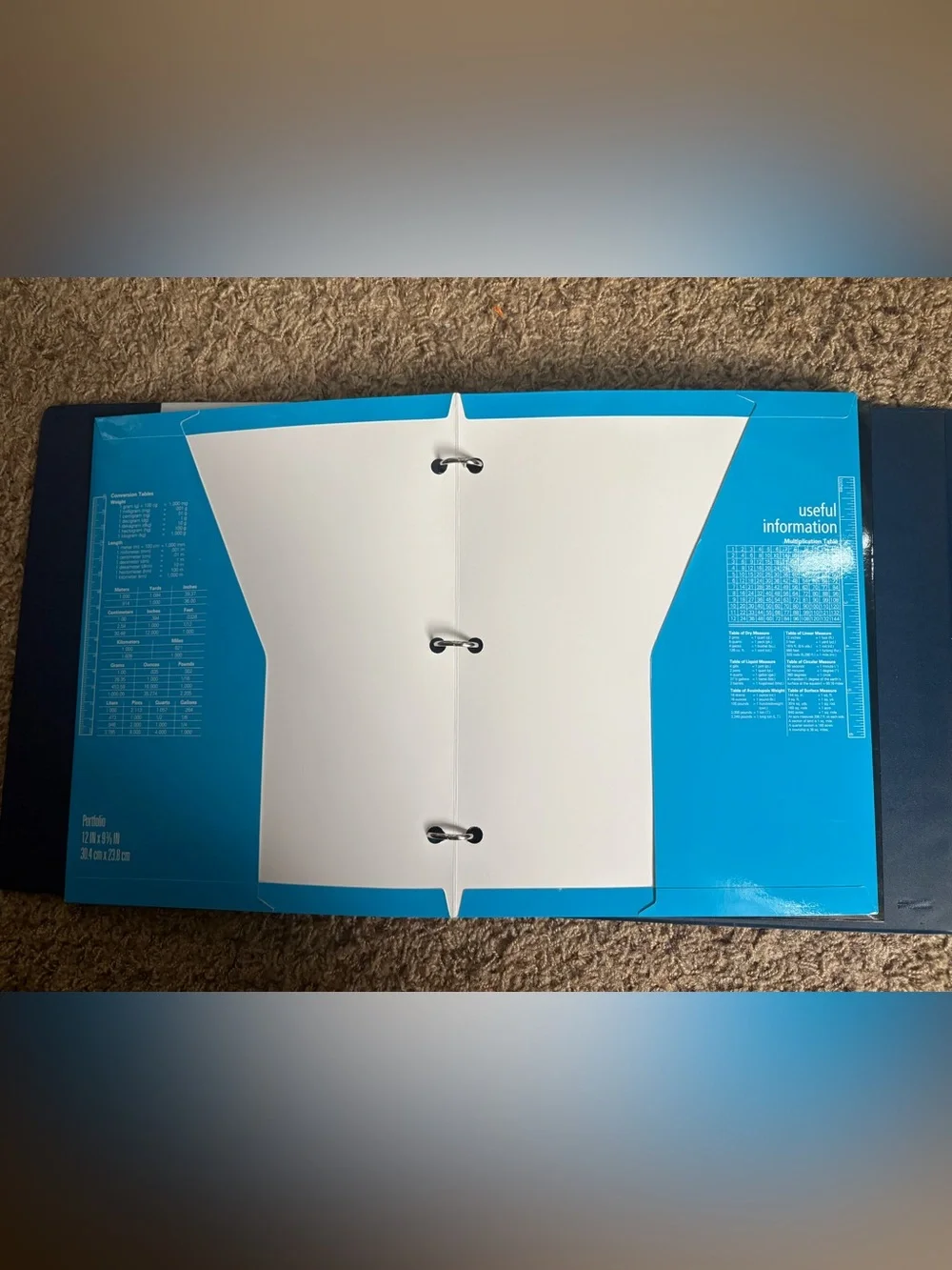 Mead Trapper Keeper Binder Galaxy Holographic Space 3-Ring Clipboard Portfolio
